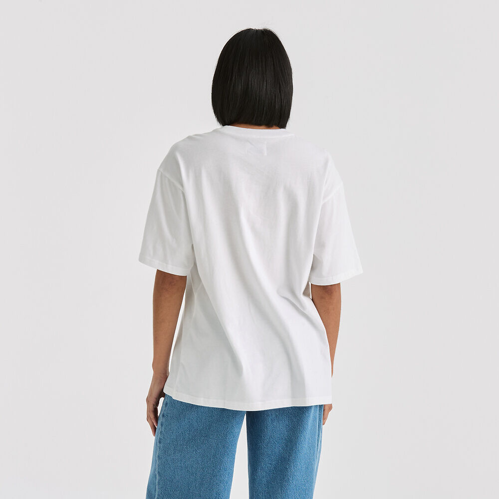 Essential Slouch Tee | Optic White -  - Beechworth Emporium