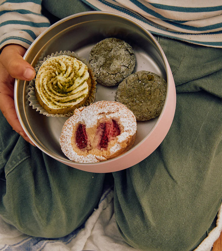 Stainless Steel Bowls with Glass Lids (2 Pack) | Blushed -  - Beechworth Emporium
