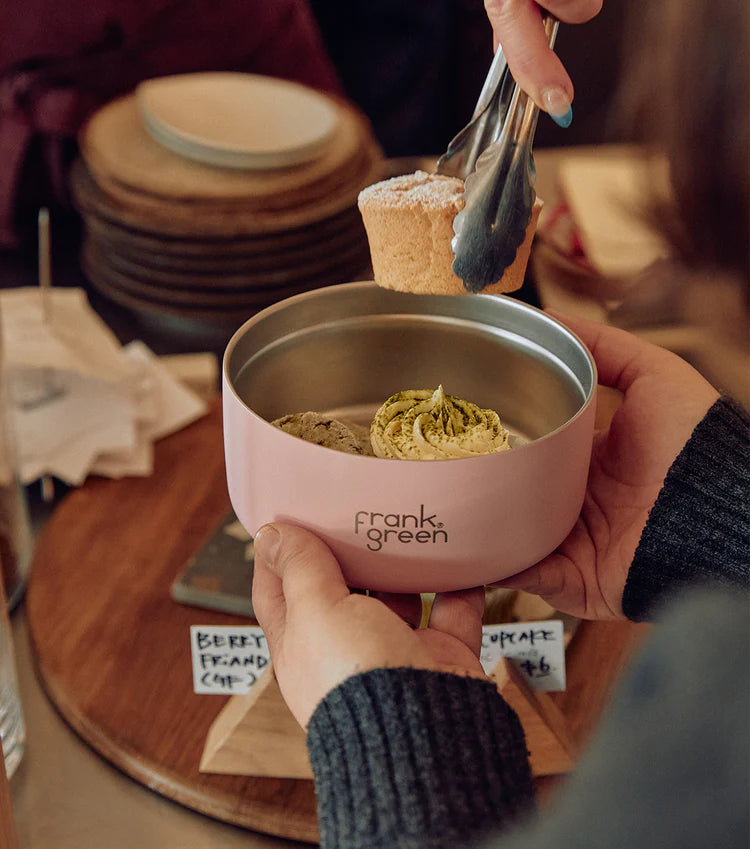 Stainless Steel Bowls with Glass Lids (2 Pack) | Blushed -  - Beechworth Emporium