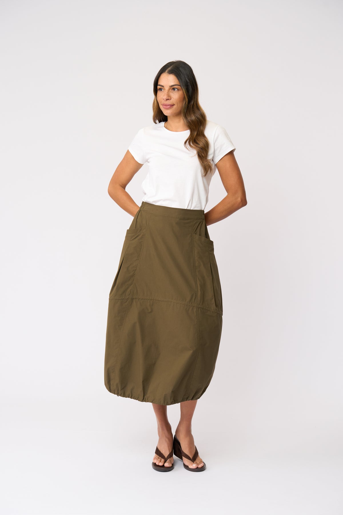 Hemline Hype Skirt | Olive
