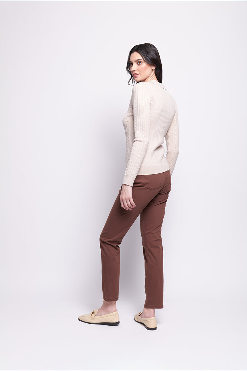 The Challenger Sweater | Pearl -  - Beechworth Emporium