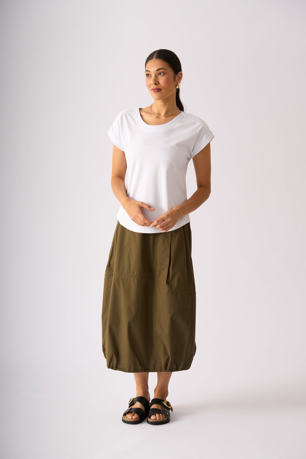 Hemline Hype Skirt | Olive