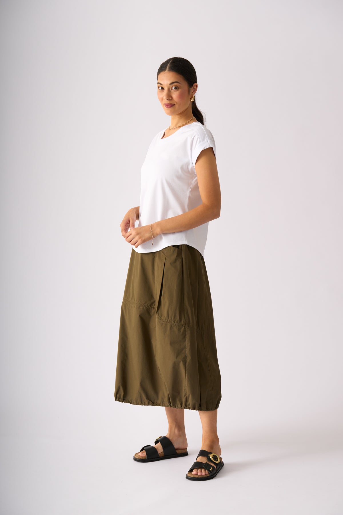 Hemline Hype Skirt | Olive
