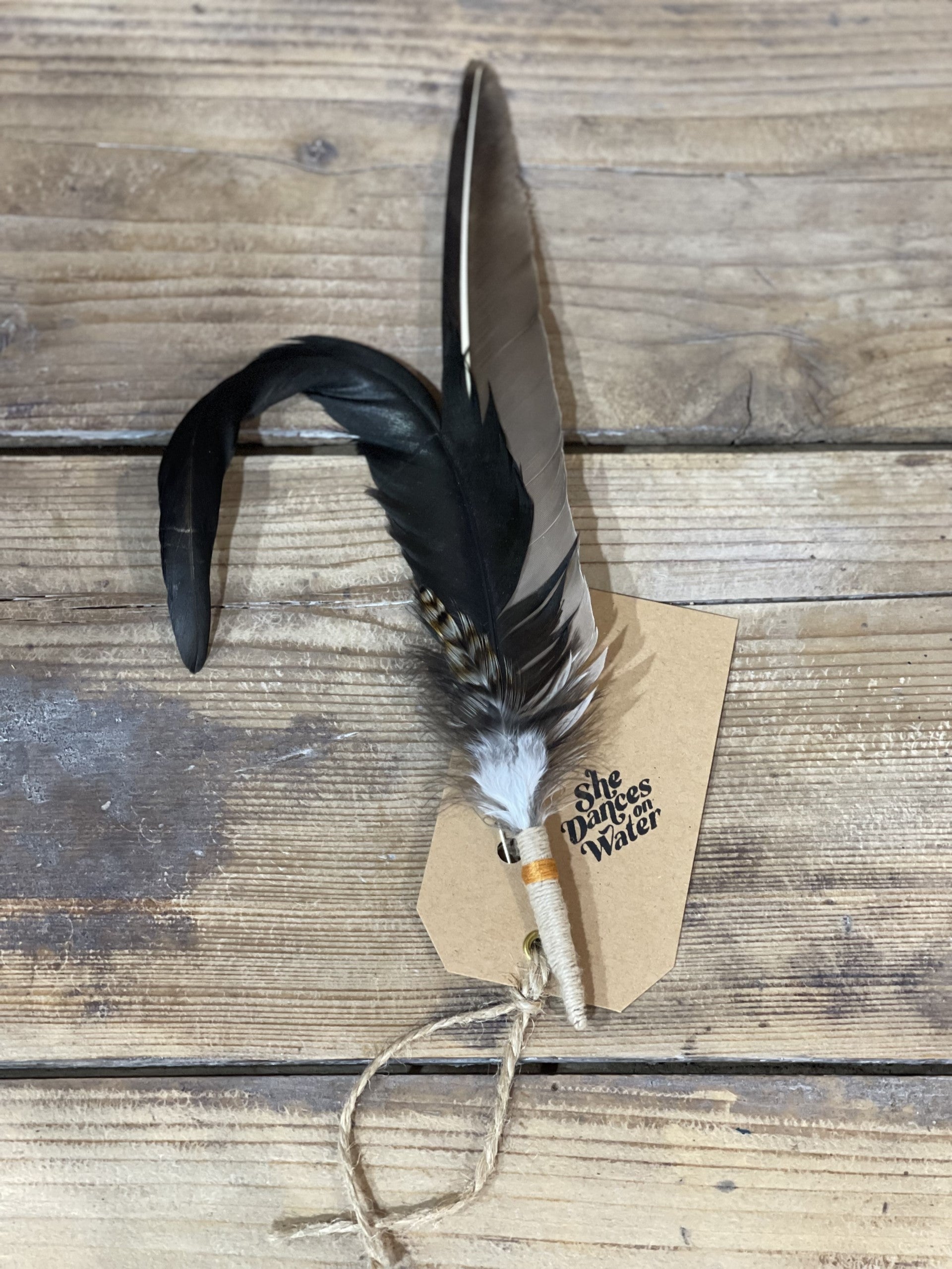 Feather Hat Pin | 15 - She Dances On Water - Beechworth Emporium