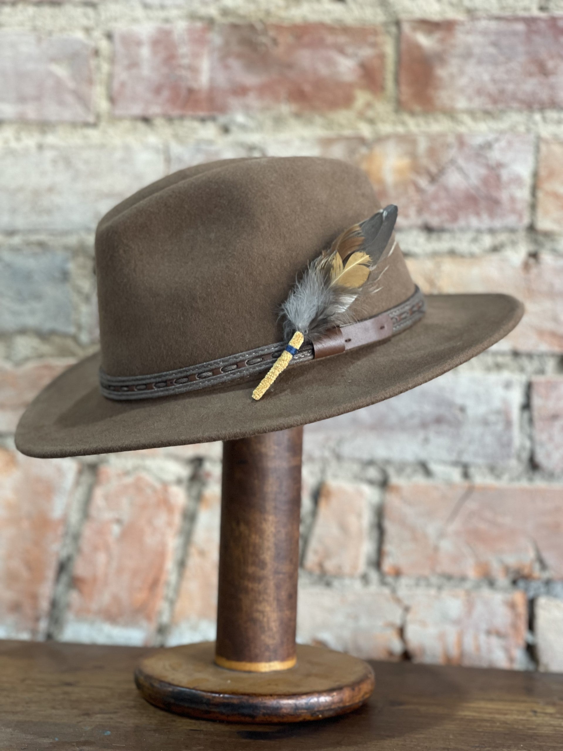 Johnny Crushable Wool Felt Safari | Pecan - Avenel of Melbourne - Beechworth Emporium