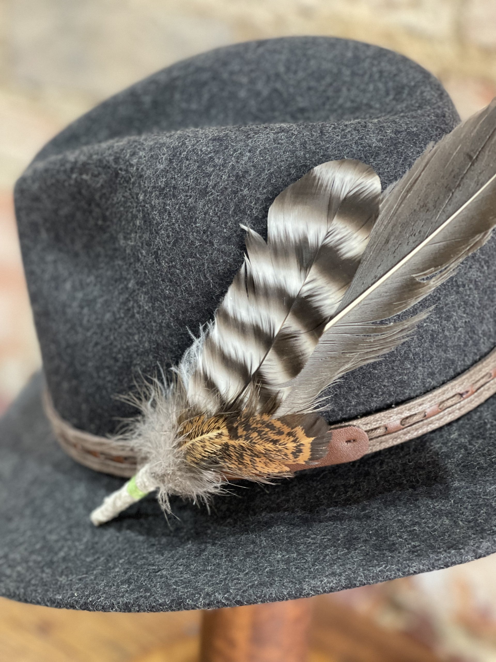 Feather Hat Pin | 13 - She Dances On Water - Beechworth Emporium