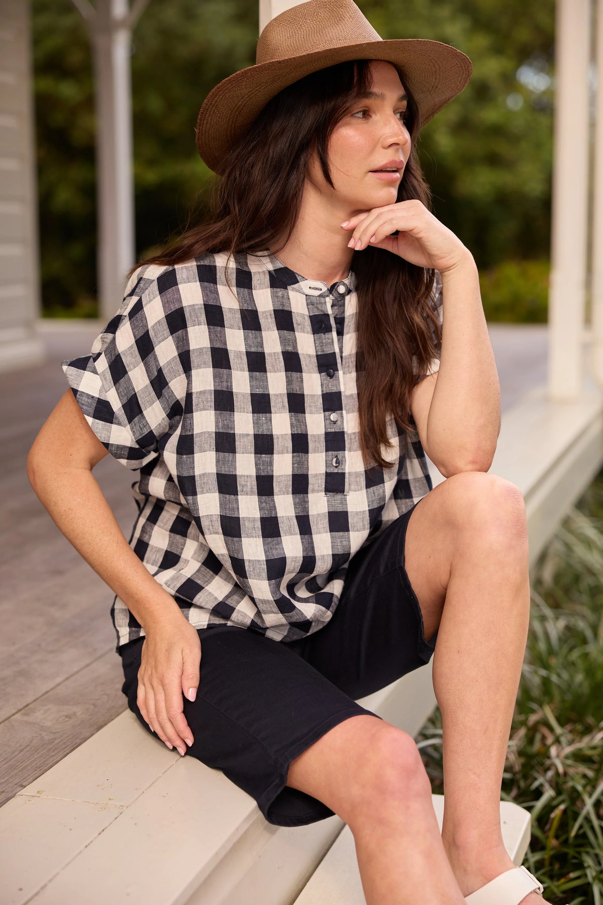 5 Pocket Denim Shorts | Dark Navy