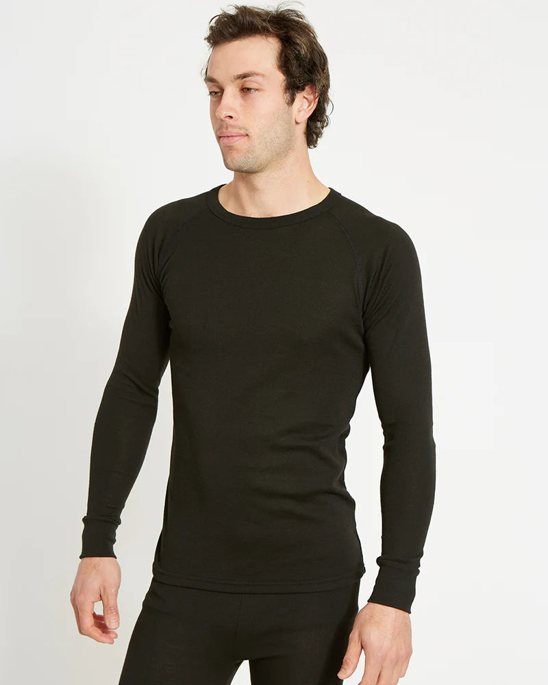 Unisex Heatflex Thermal Top | Black - - Beechworth Emporium