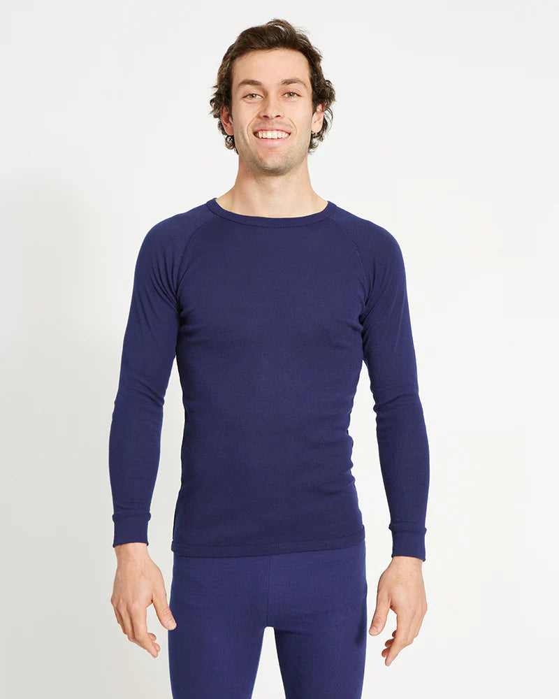 Unisex Heatflex Thermal Top | Navy - - Beechworth Emporium