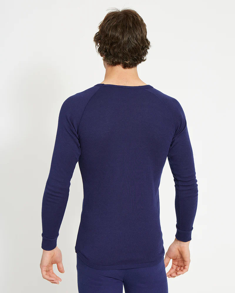 Unisex Heatflex Thermal Top | Navy - - Beechworth Emporium