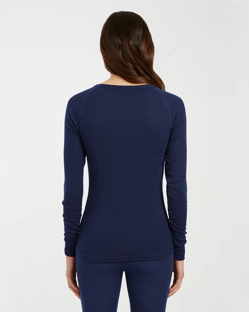 Unisex Heatflex Thermal Top | Navy - - Beechworth Emporium