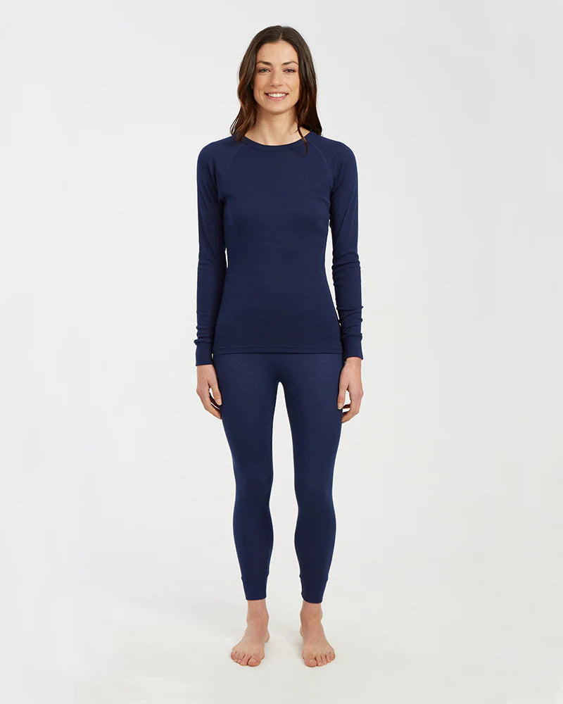 Unisex Heatflex Thermal Top | Navy - - Beechworth Emporium