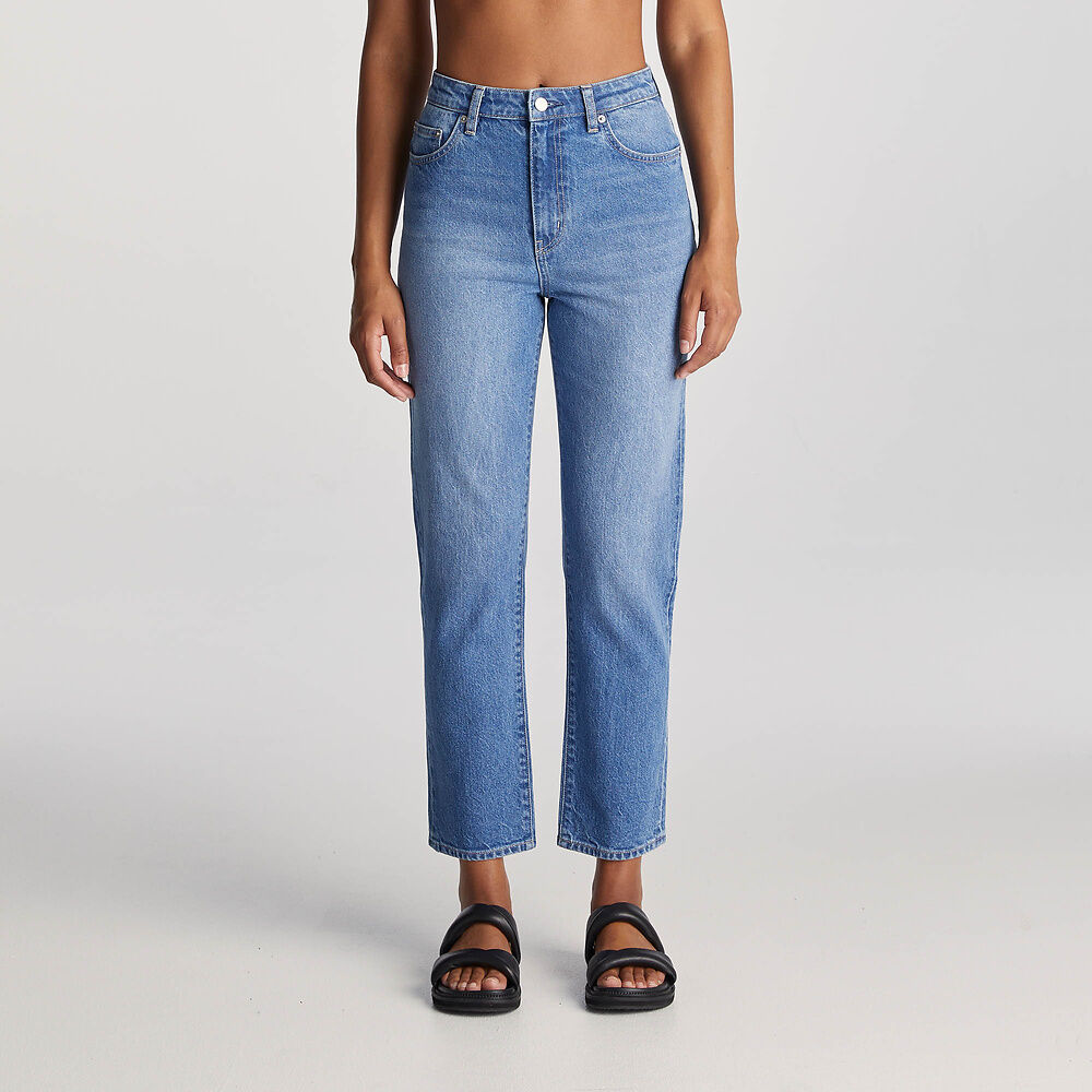 Hi Slim Straight Crop Jean | Blue Chateau - Riders by Lee - Beechworth Emporium