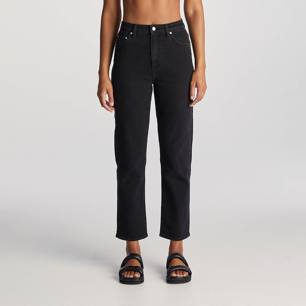 Hi Slim Straight Crop Jean | Gravity Black - Riders by Lee - Beechworth Emporium