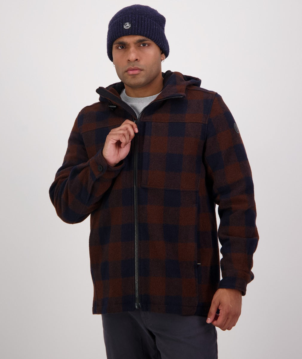 Hudson Hoodie | Ground Check - - Beechworth Emporium