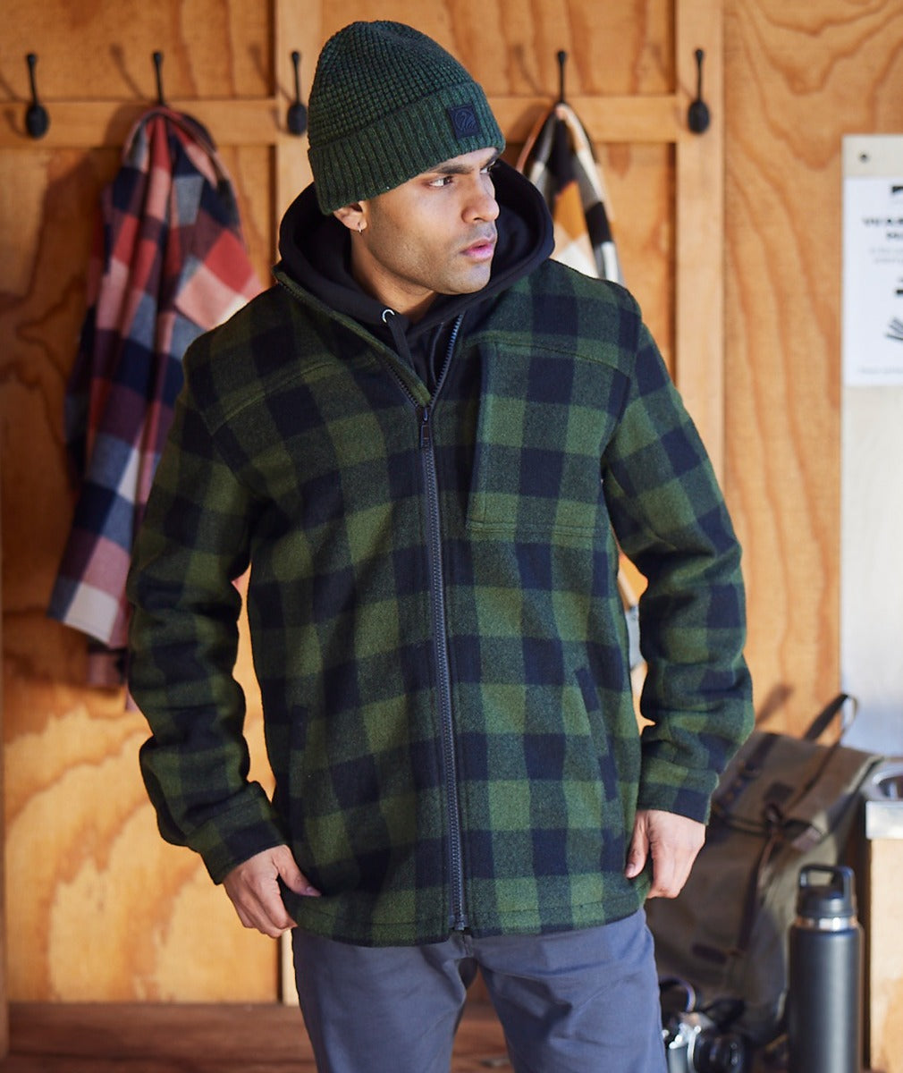 Hudson Jacket | Olive Check - Swanndri - Beechworth Emporium