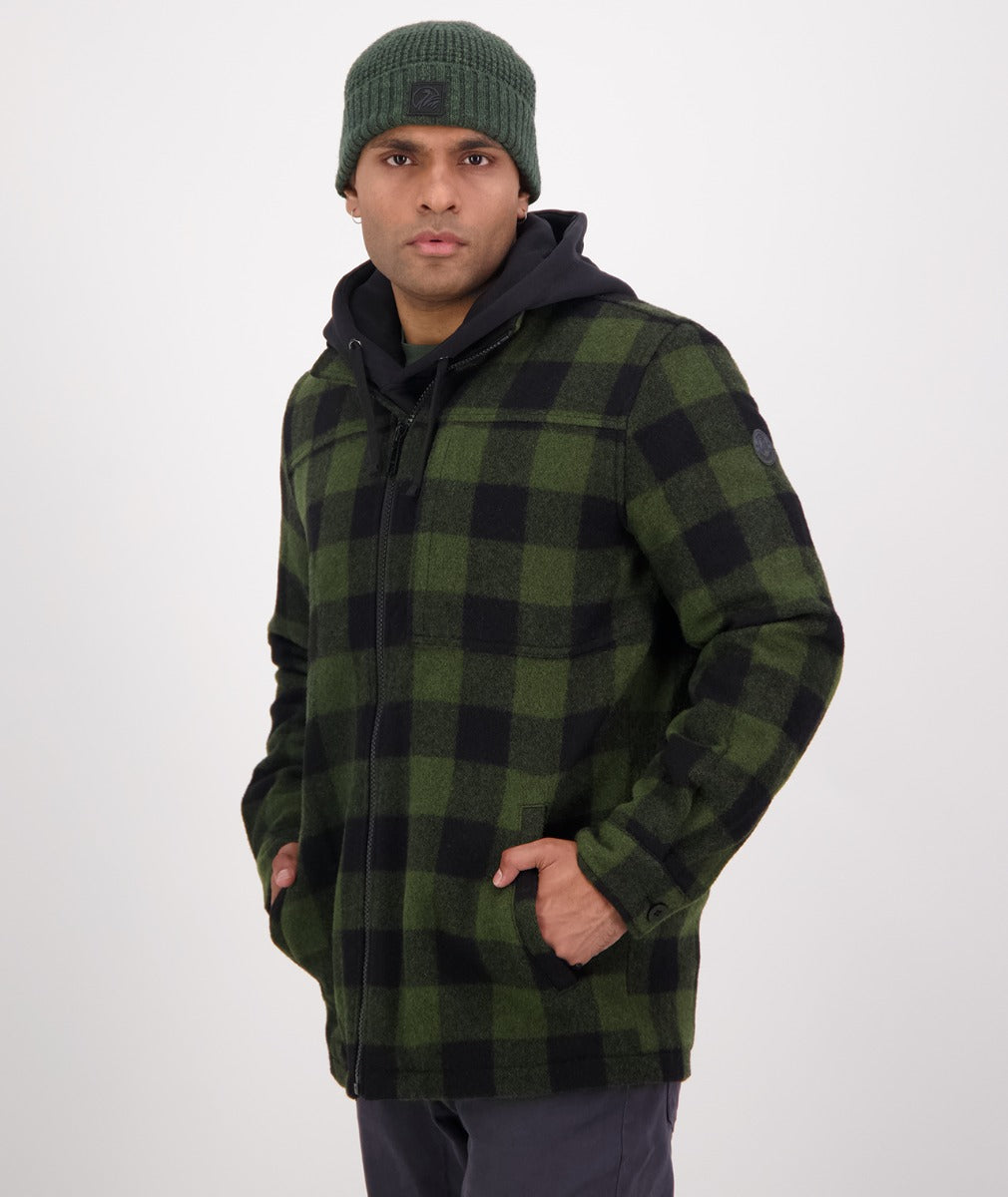 Hudson Jacket | Olive Check - Swanndri - Beechworth Emporium