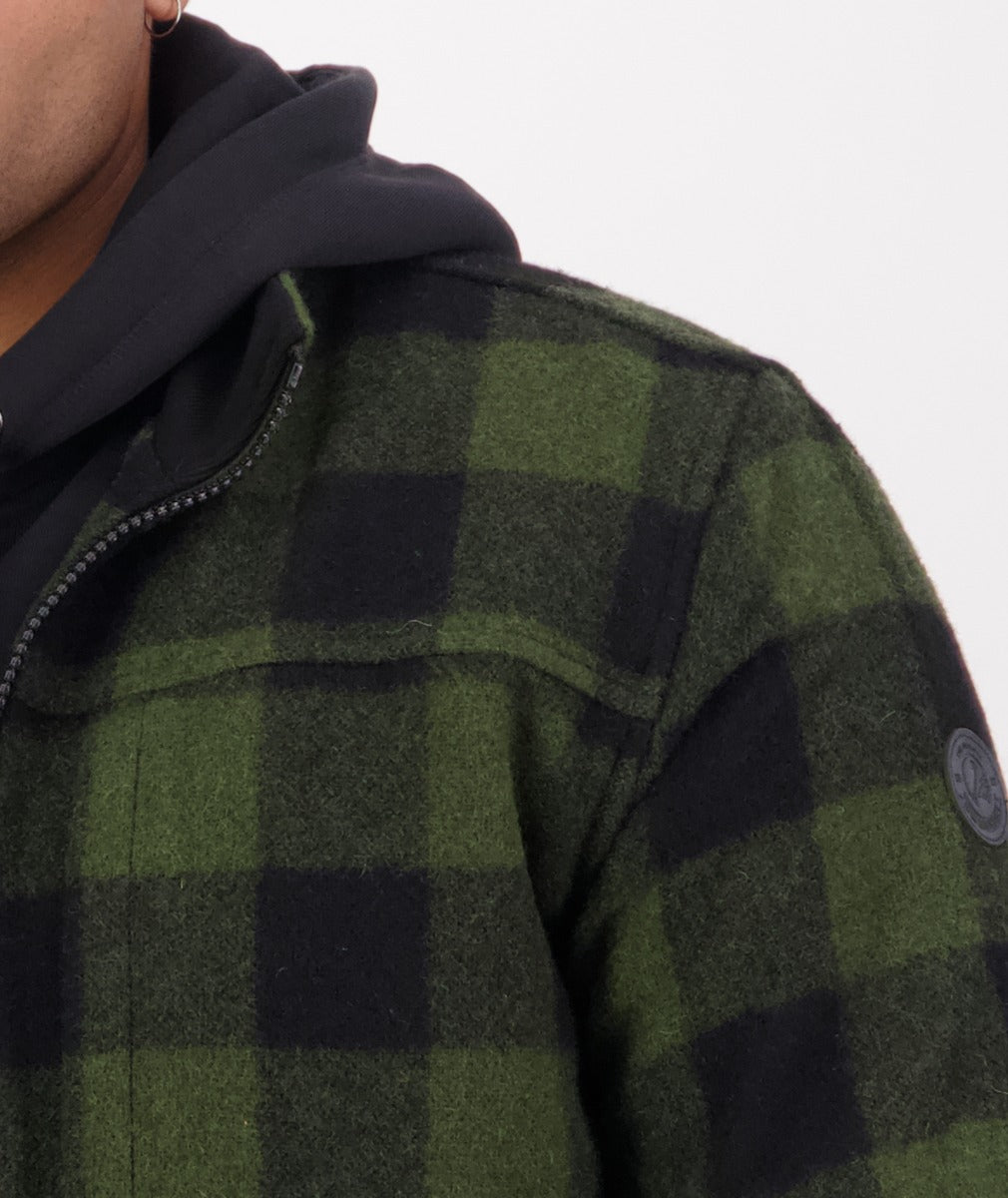 Hudson Jacket | Olive Check - Swanndri - Beechworth Emporium