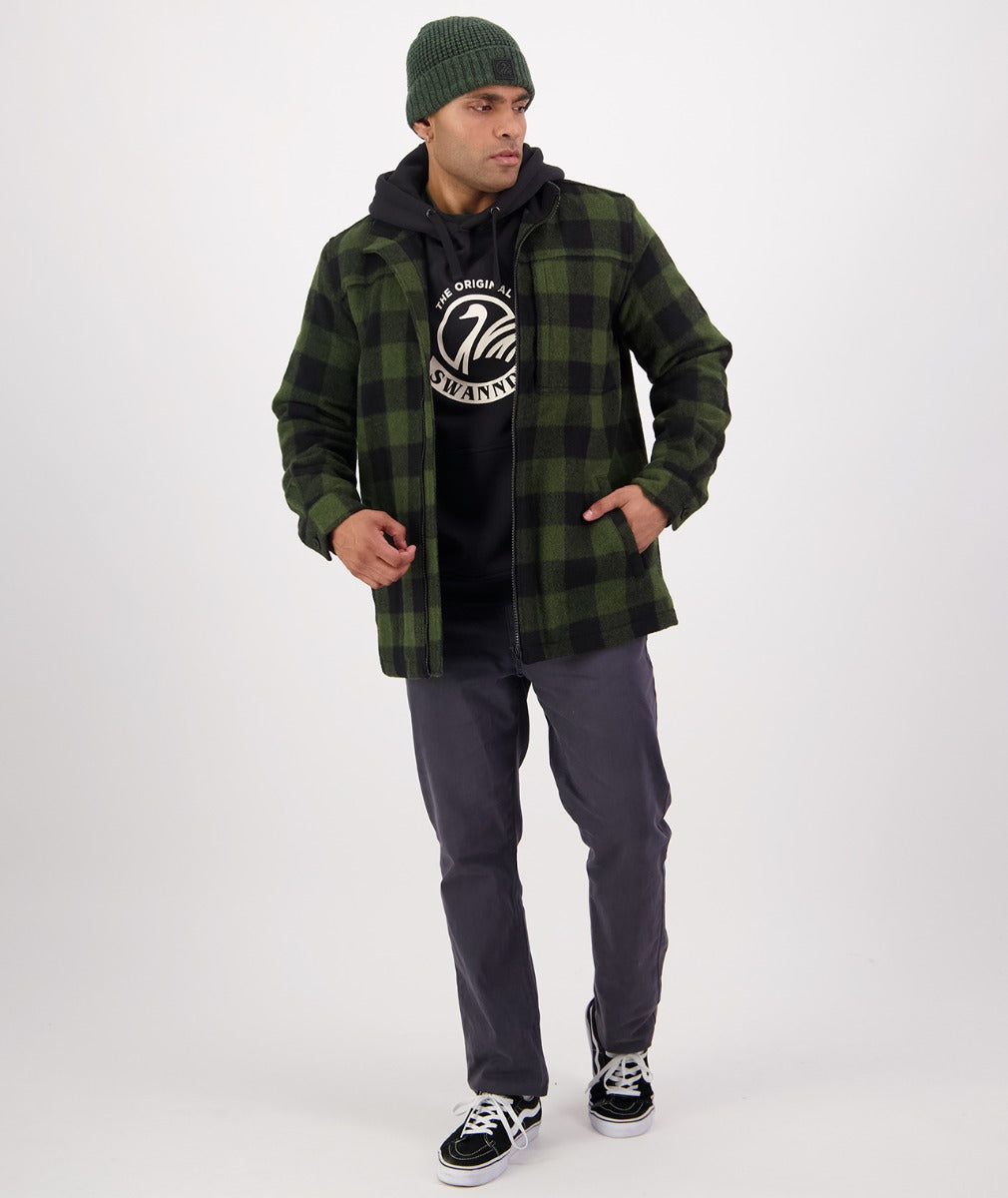 Hudson Jacket | Olive Check - Swanndri - Beechworth Emporium