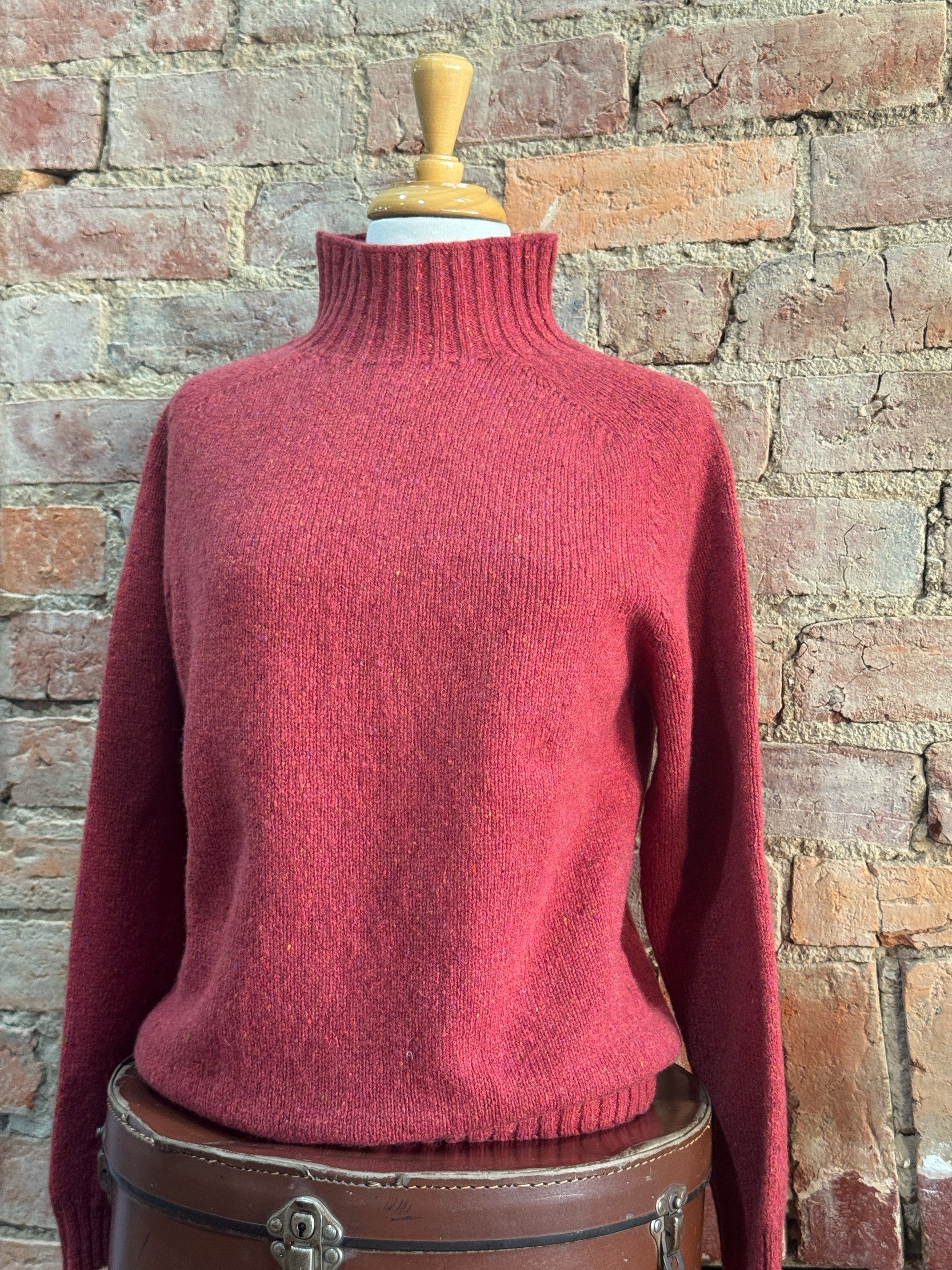 Plain Knit Turtle Neck Sweater | Oransay