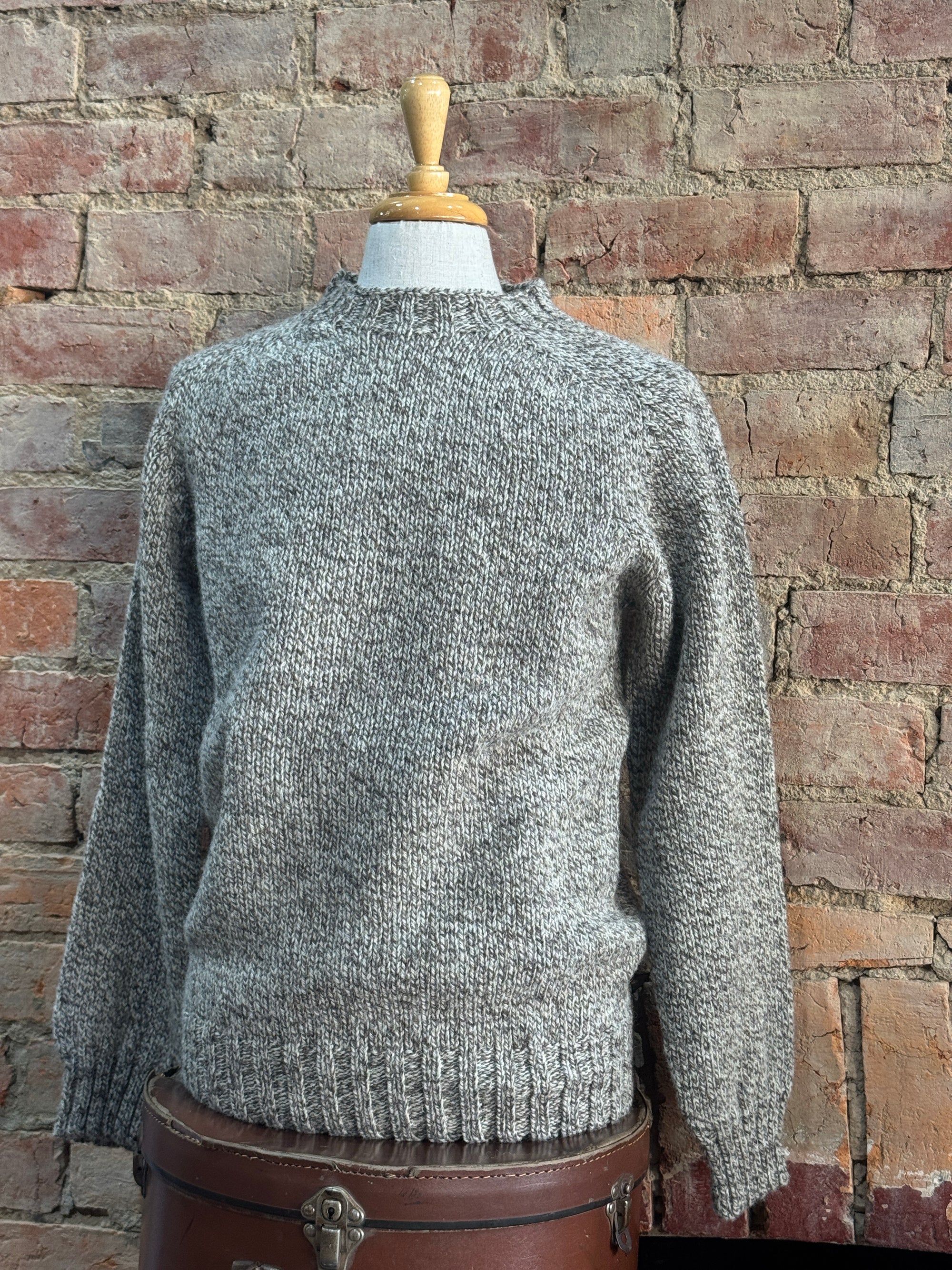 Saddle Shoulder Crew Neck Sweater | Herdwick