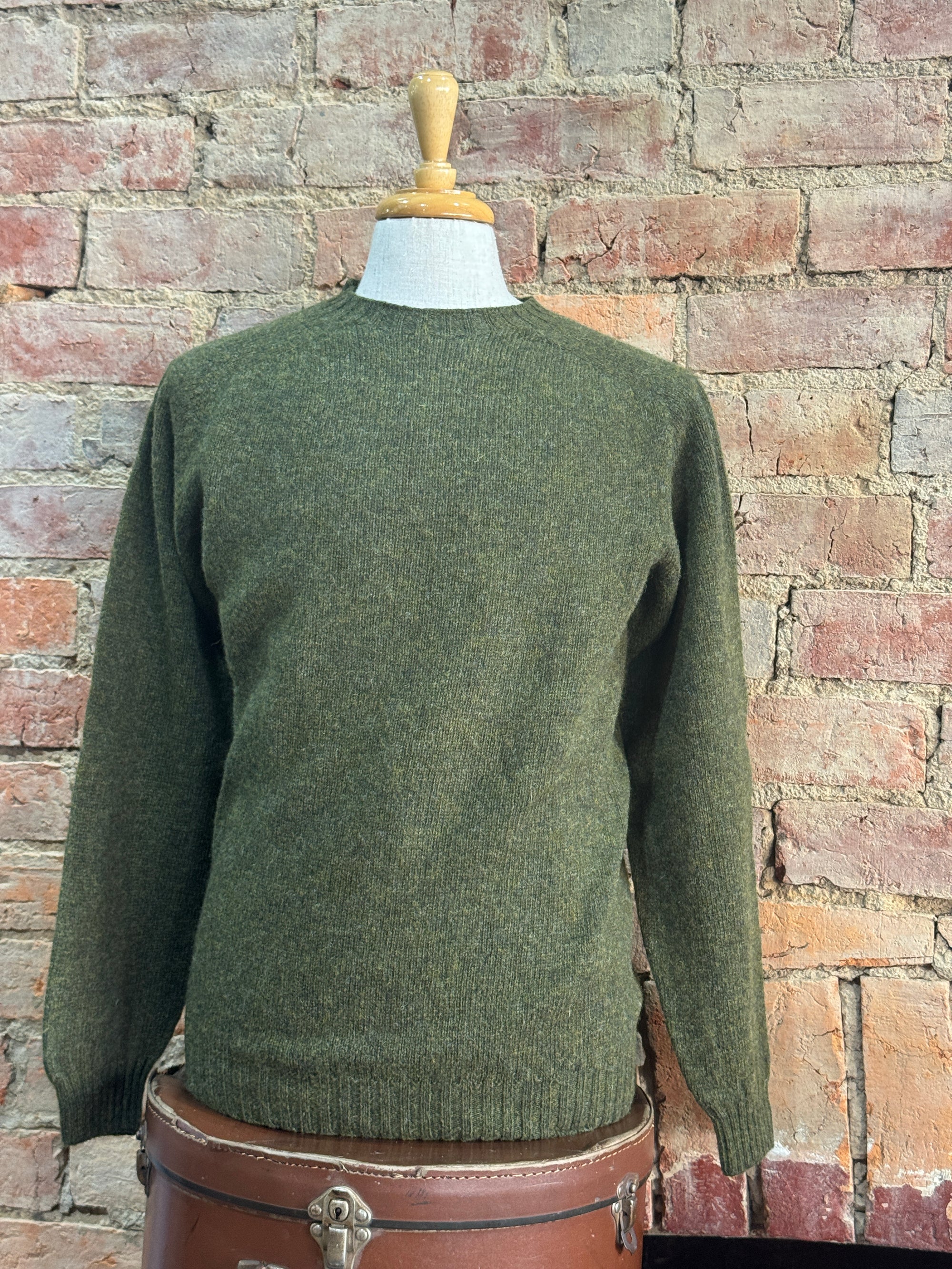 Shaggy Brush Crew Neck Sweater | Pine Shadow