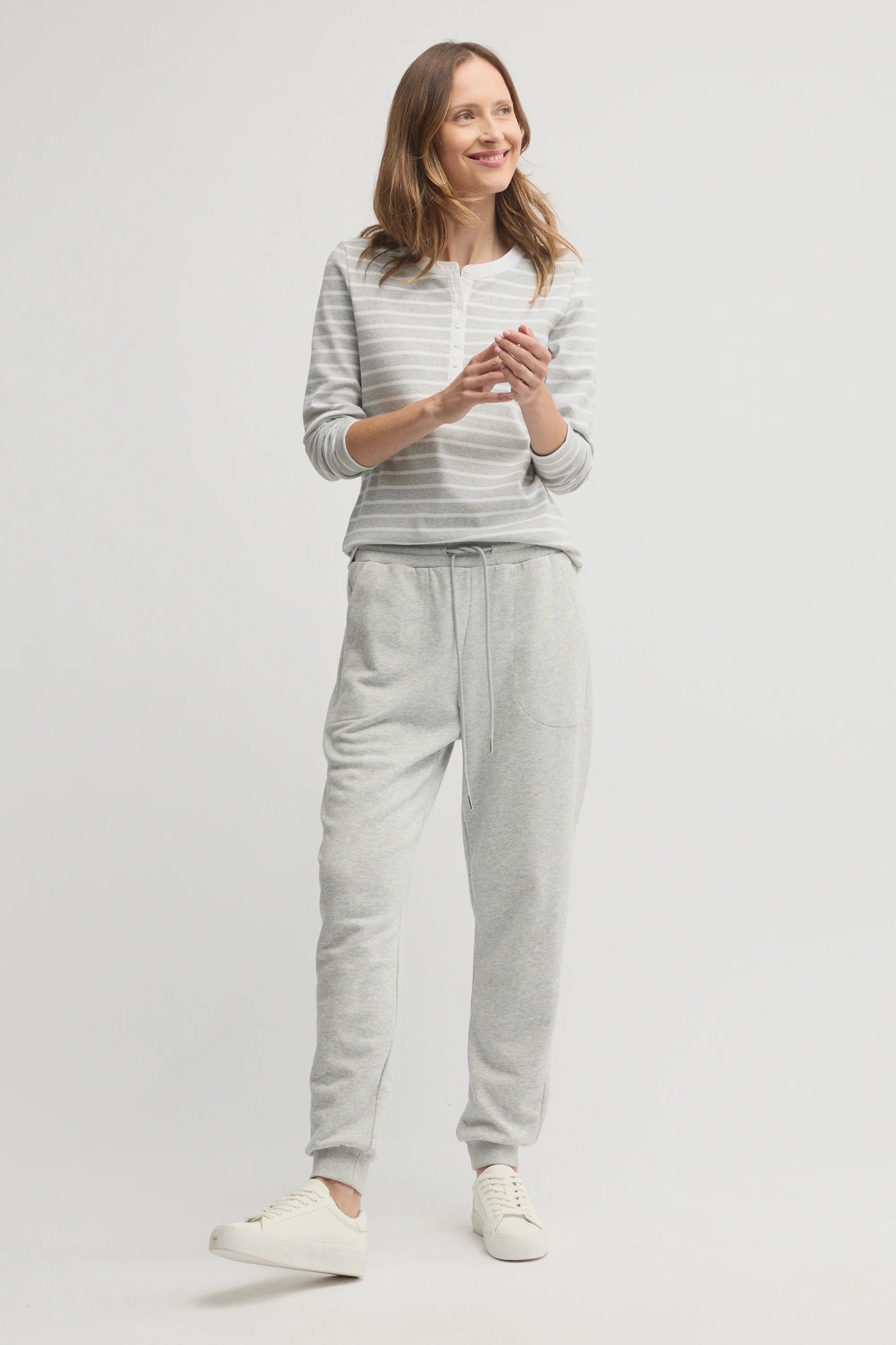 Stirling Sweatpant | Silver Marle