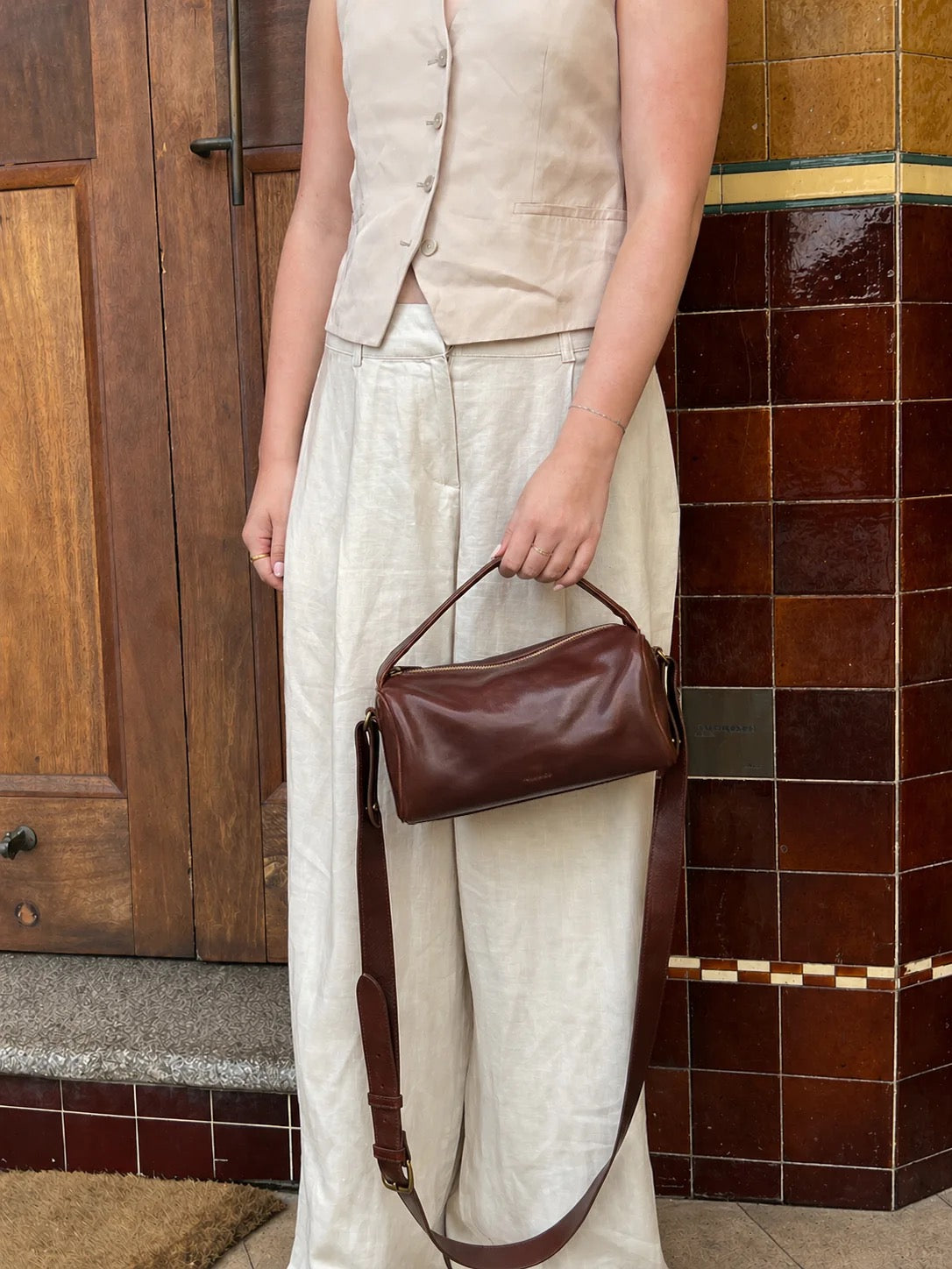 Small Bolster Bag | Maple