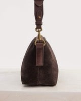 Suede Teddy Bag | Chocolate