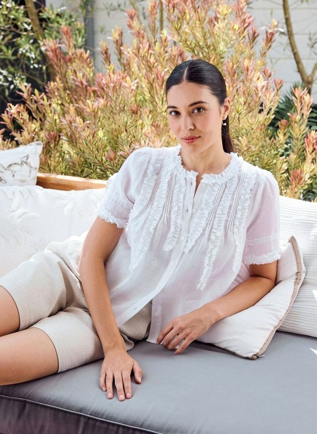 Frill Of It Blouse | White