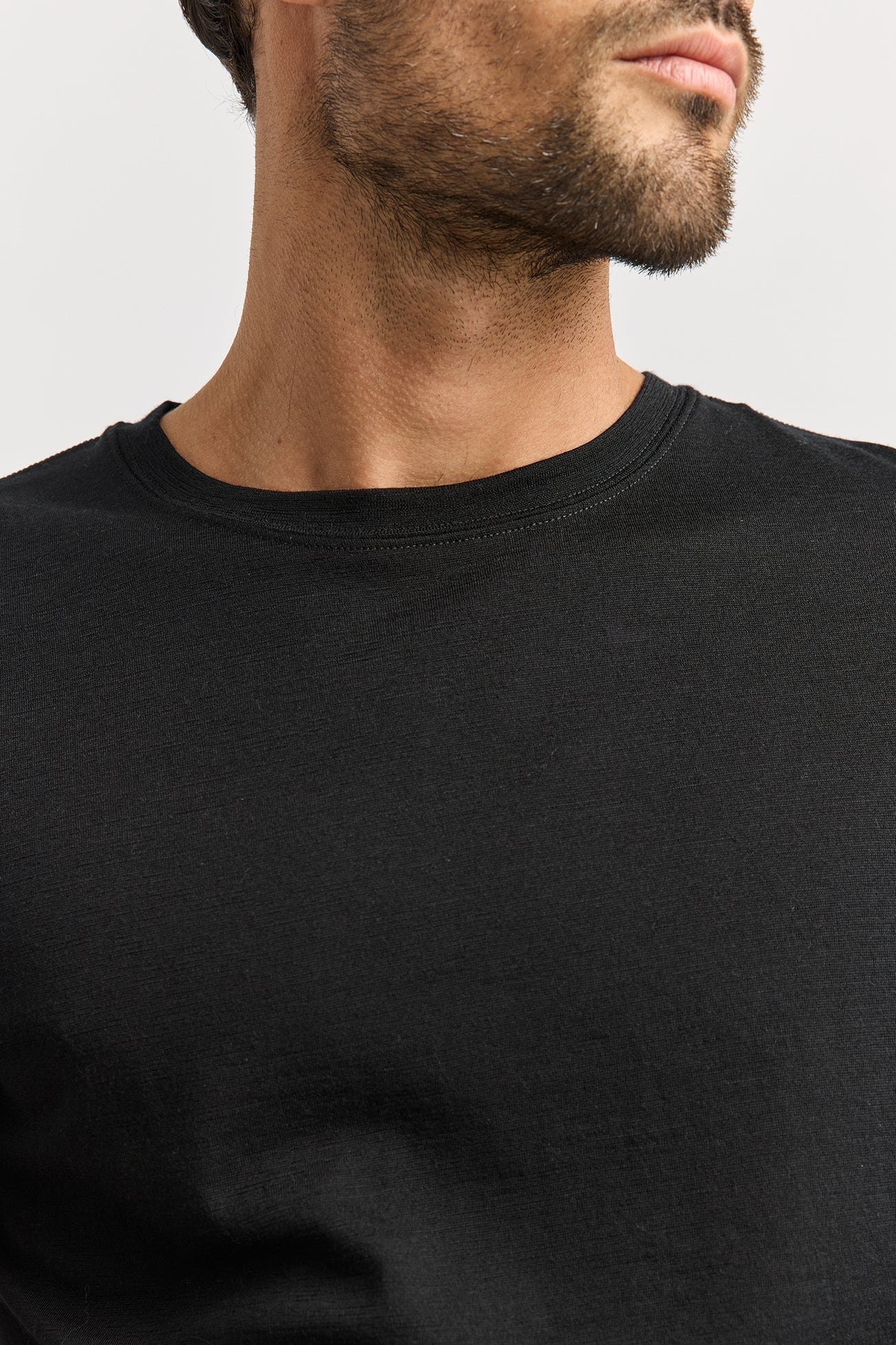 Merino Crew T-Shirt | Black
