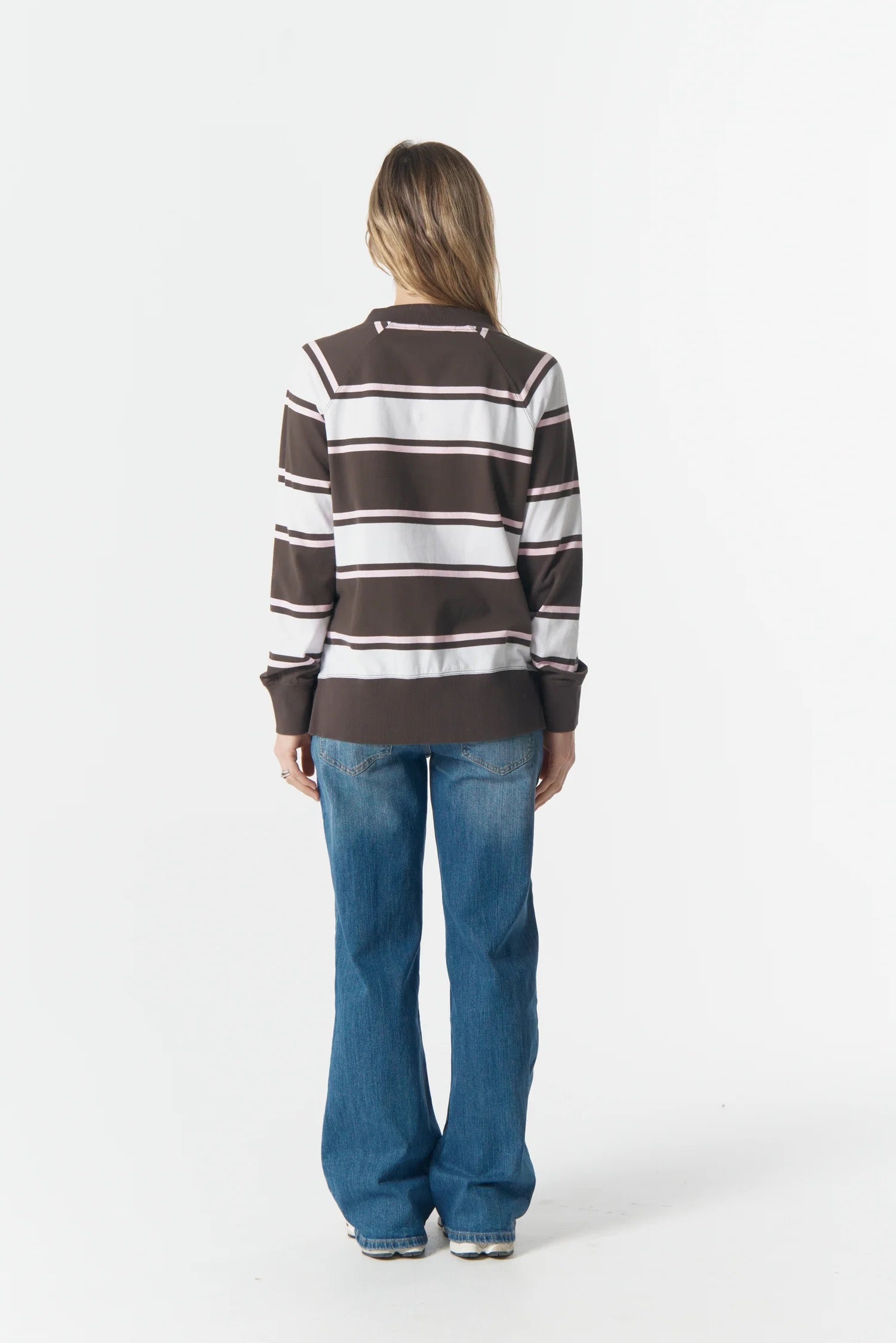 Rugby Club V Neck Sweater | Chocolate Torte