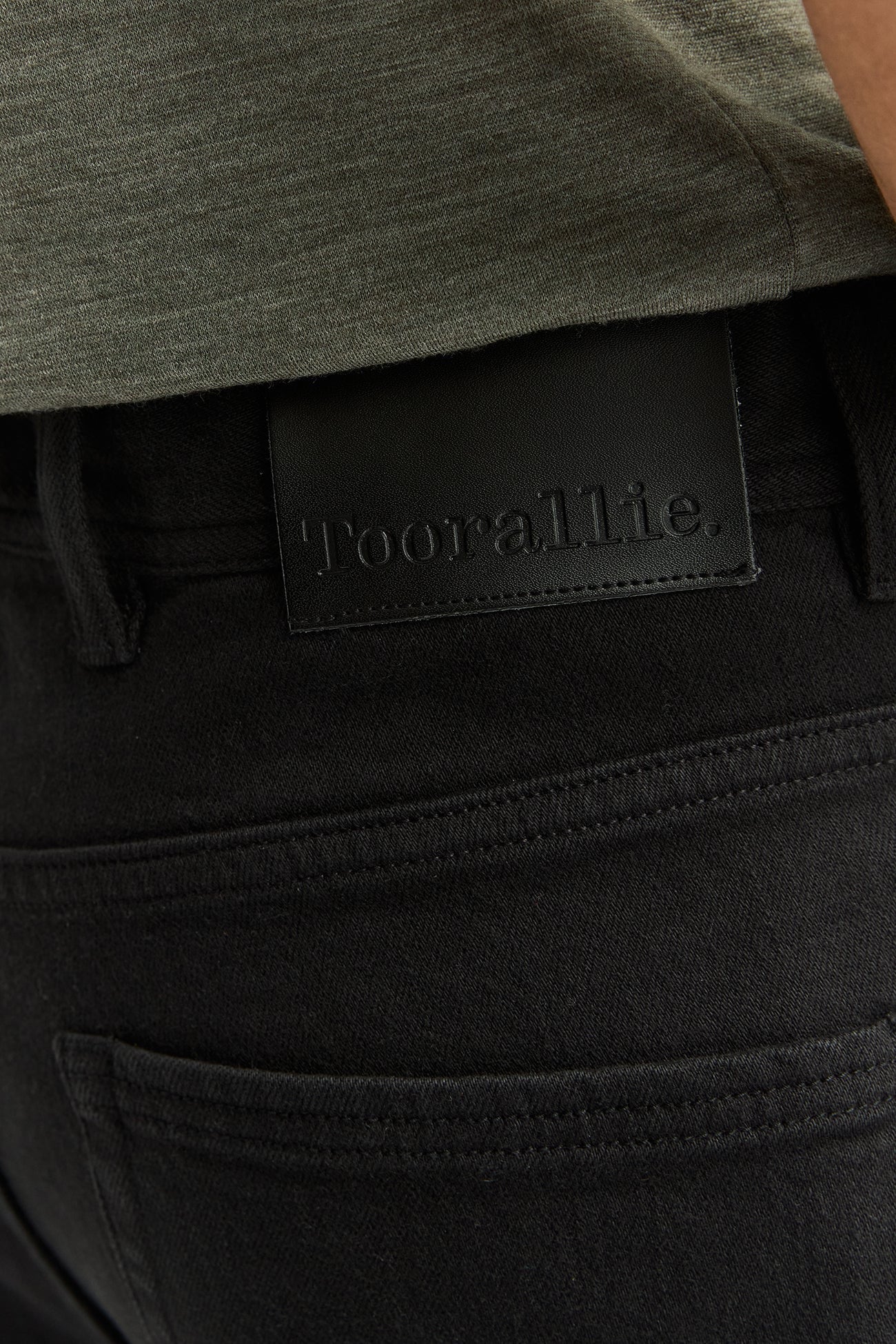 Regular Merino Denim Jean | Black