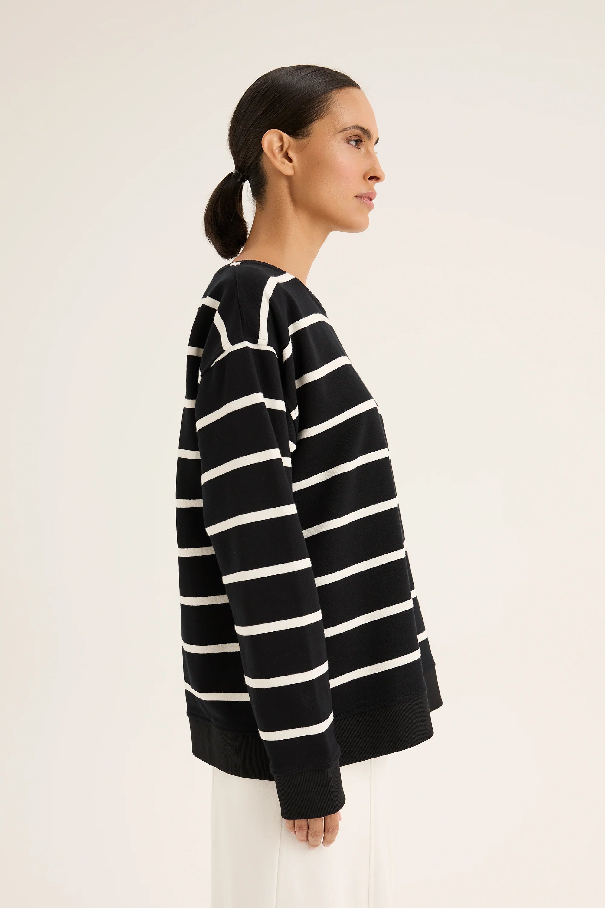 Infinity Sweater | Black/Ecru -  - Beechworth Emporium