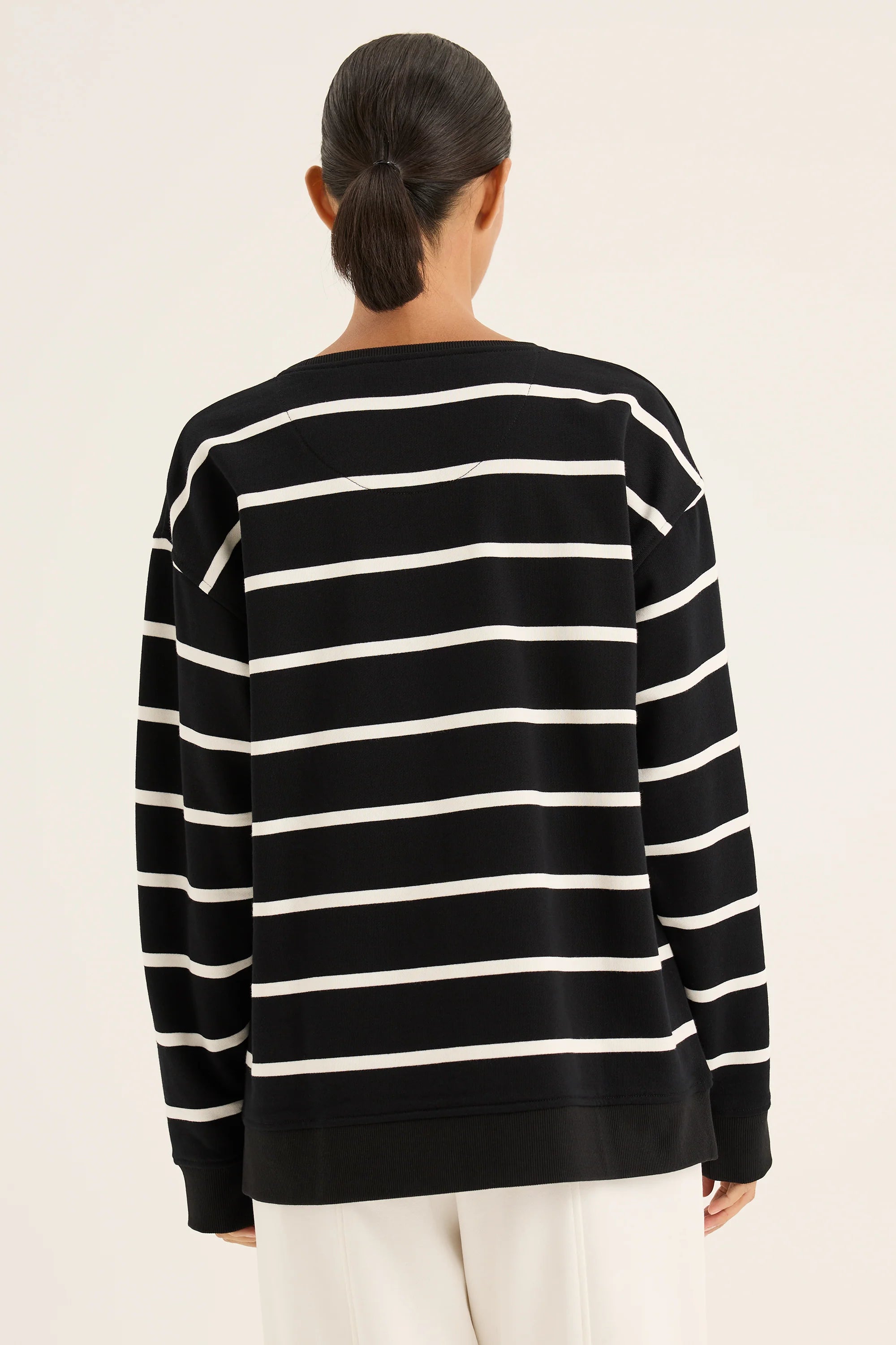 Infinity Sweater | Black/Ecru -  - Beechworth Emporium
