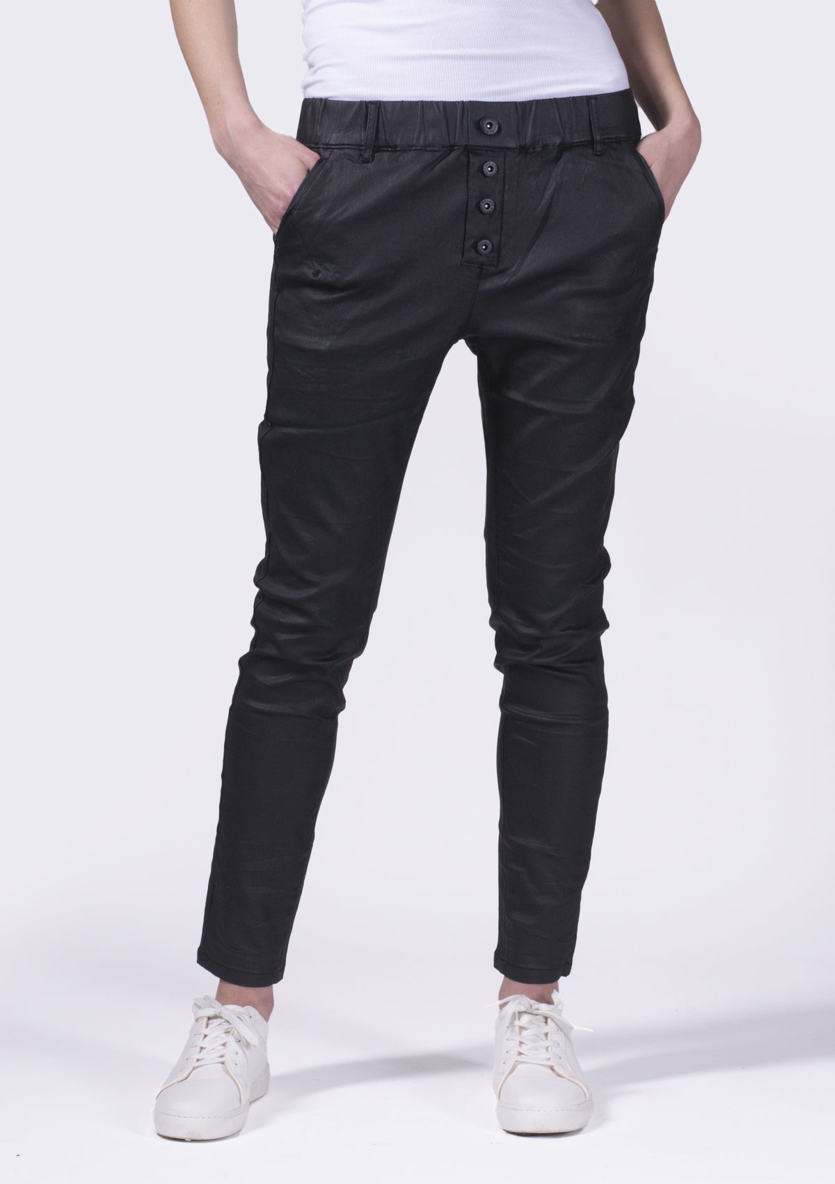 Jenna Black Pant - Bianco Jeans - Beechworth Emporium