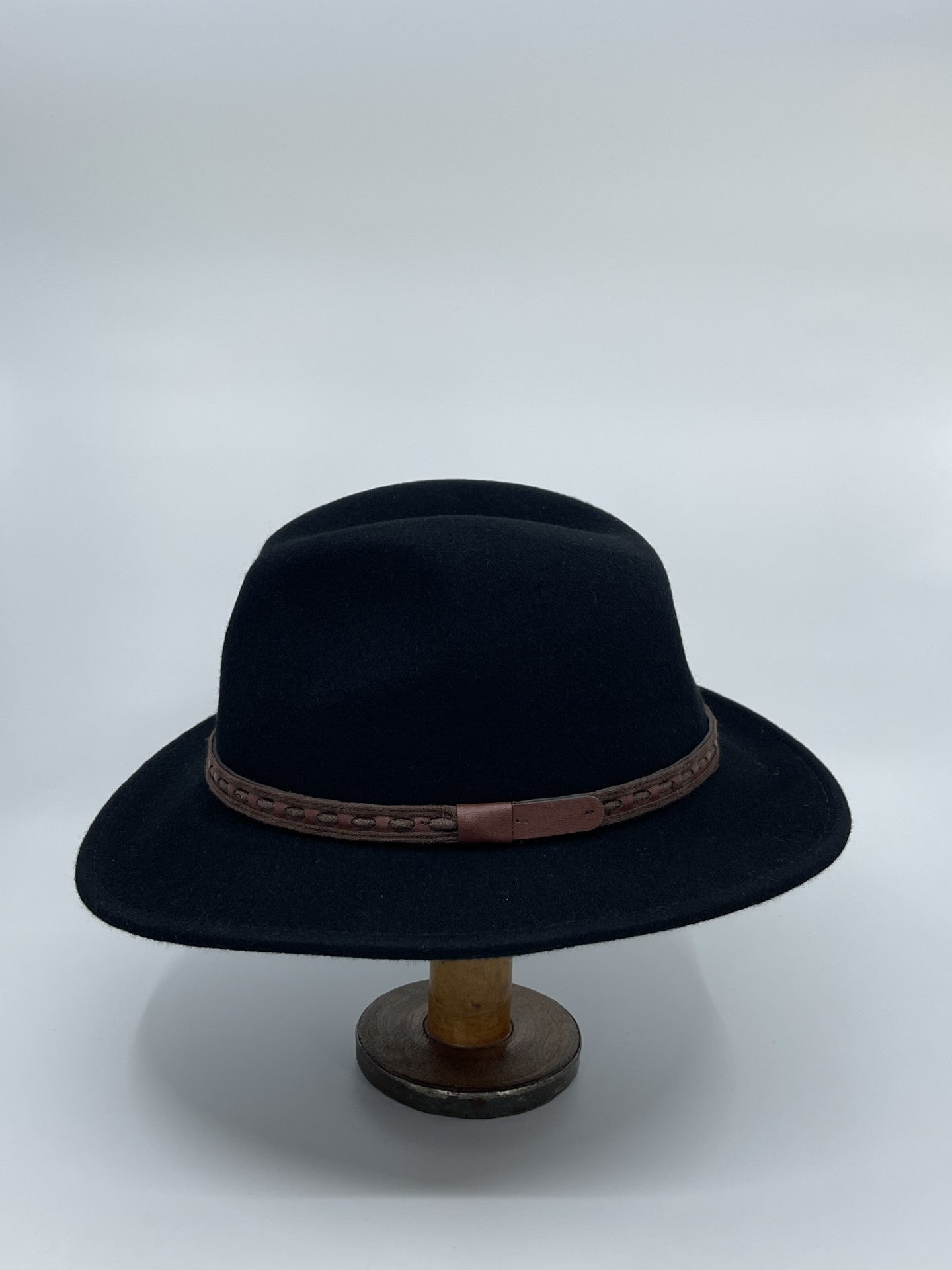 Johnny Crushable Wool Felt Safari | Black - Avenel of Melbourne - Beechworth Emporium