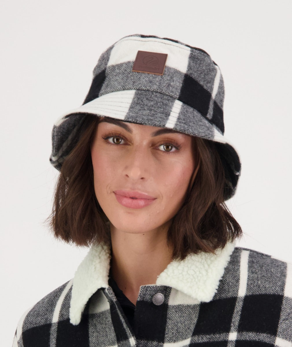 Kaimai Wool Bucket Hat | Chester Check - Swanndri - Beechworth Emporium