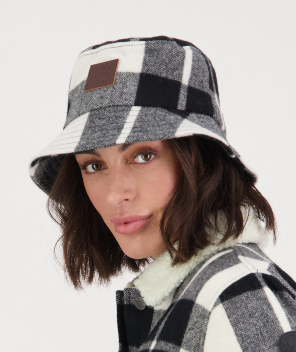 Kaimai Wool Bucket Hat | Chester Check - Swanndri - Beechworth Emporium