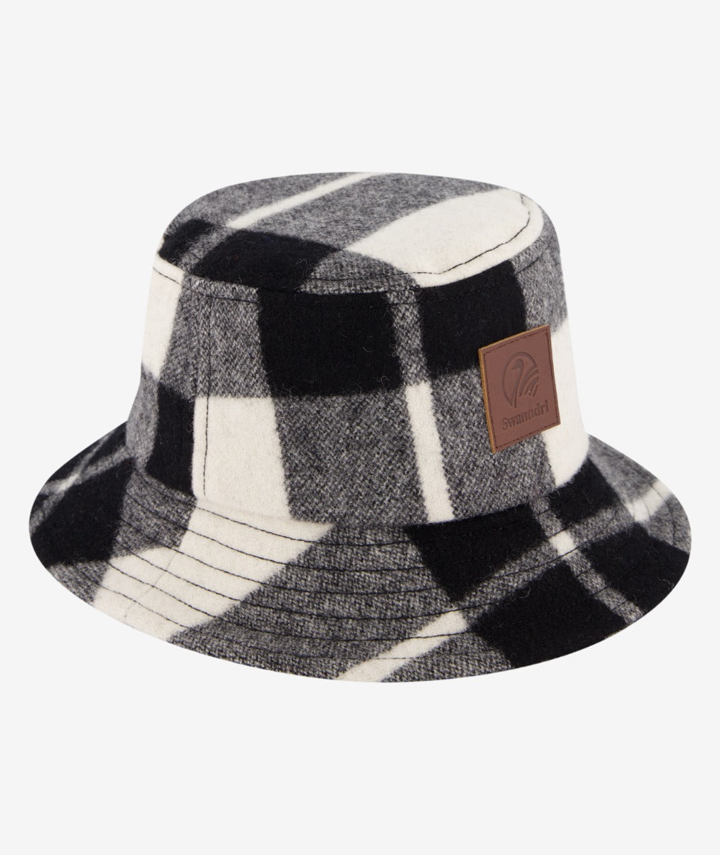 Kaimai Wool Bucket Hat | Chester Check - Swanndri - Beechworth Emporium
