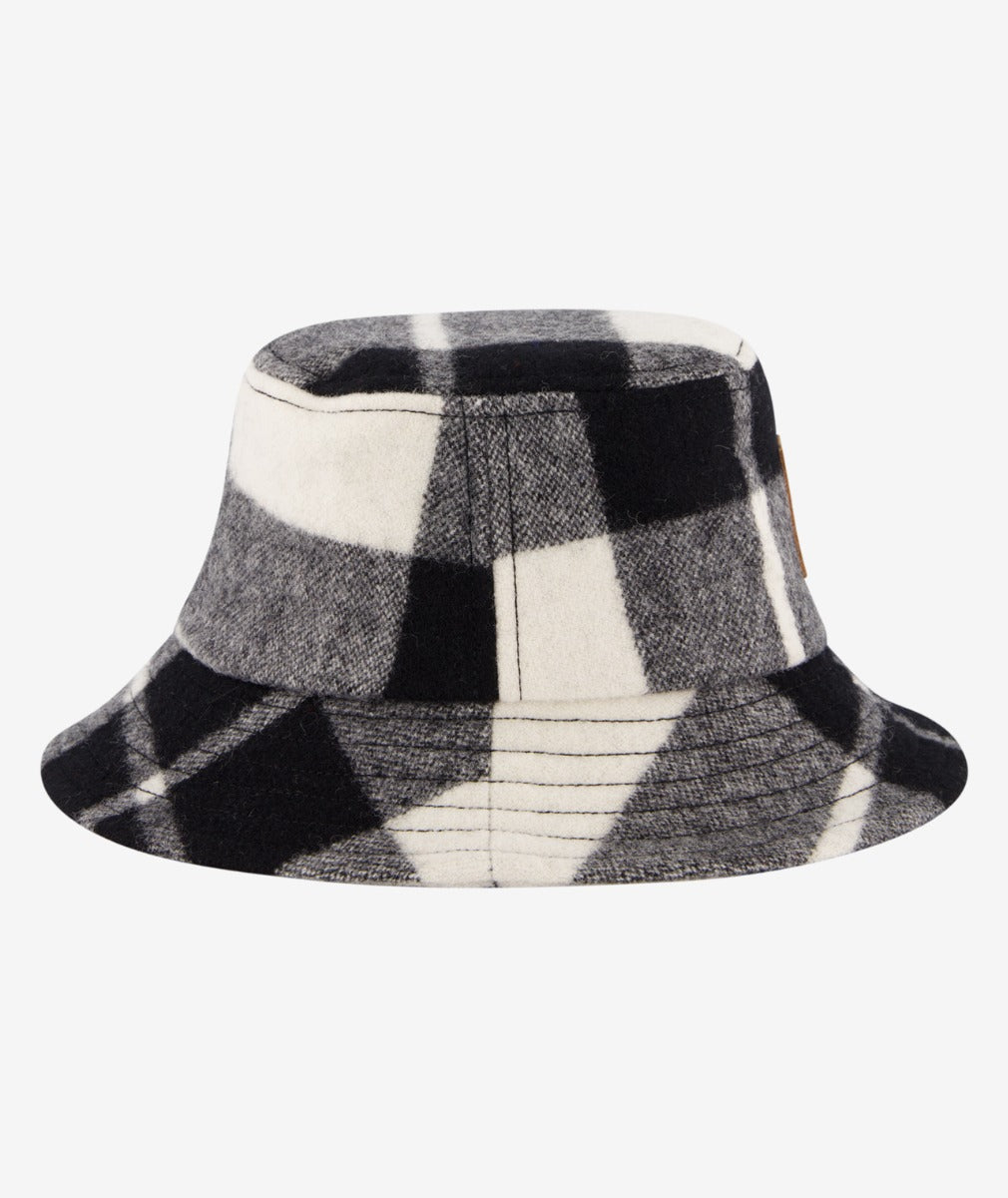 Kaimai Wool Bucket Hat | Chester Check - Swanndri - Beechworth Emporium