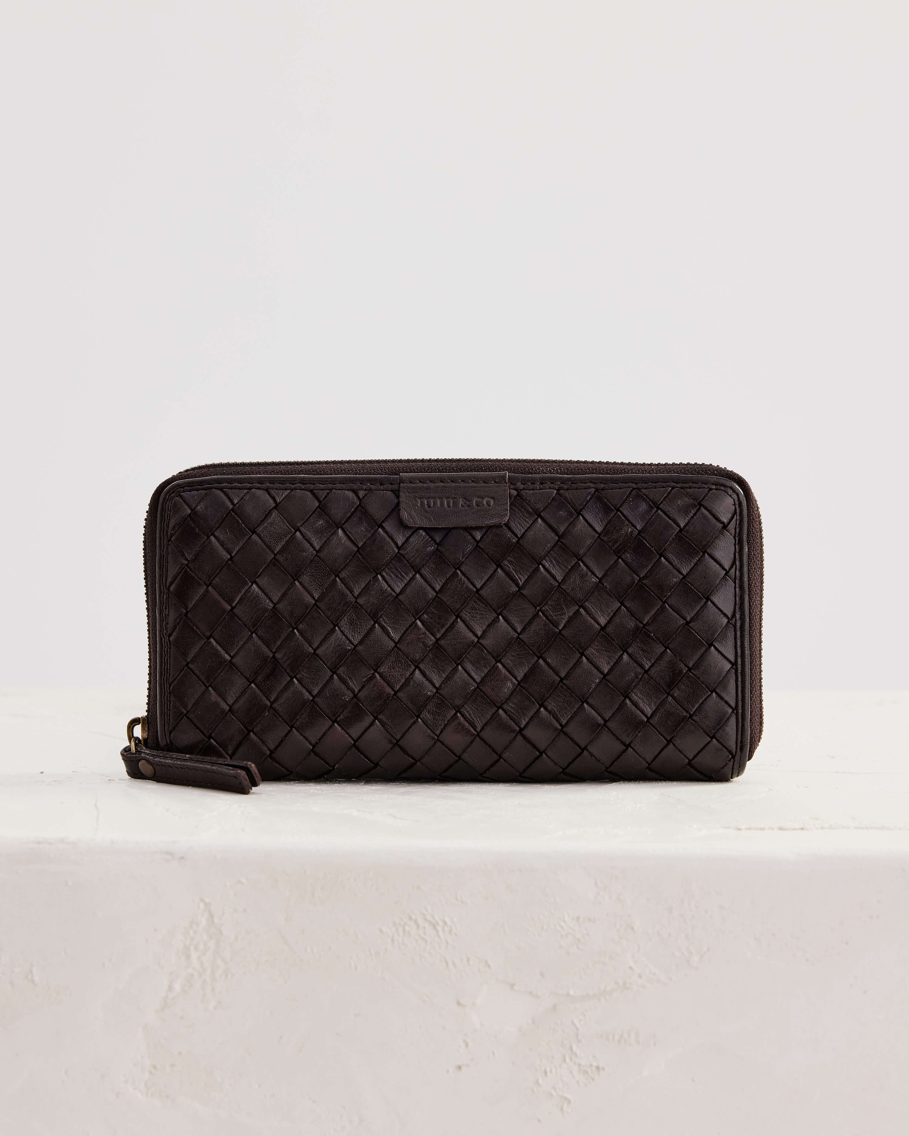 Large Basque Wallet | Chocolate - - Beechworth Emporium