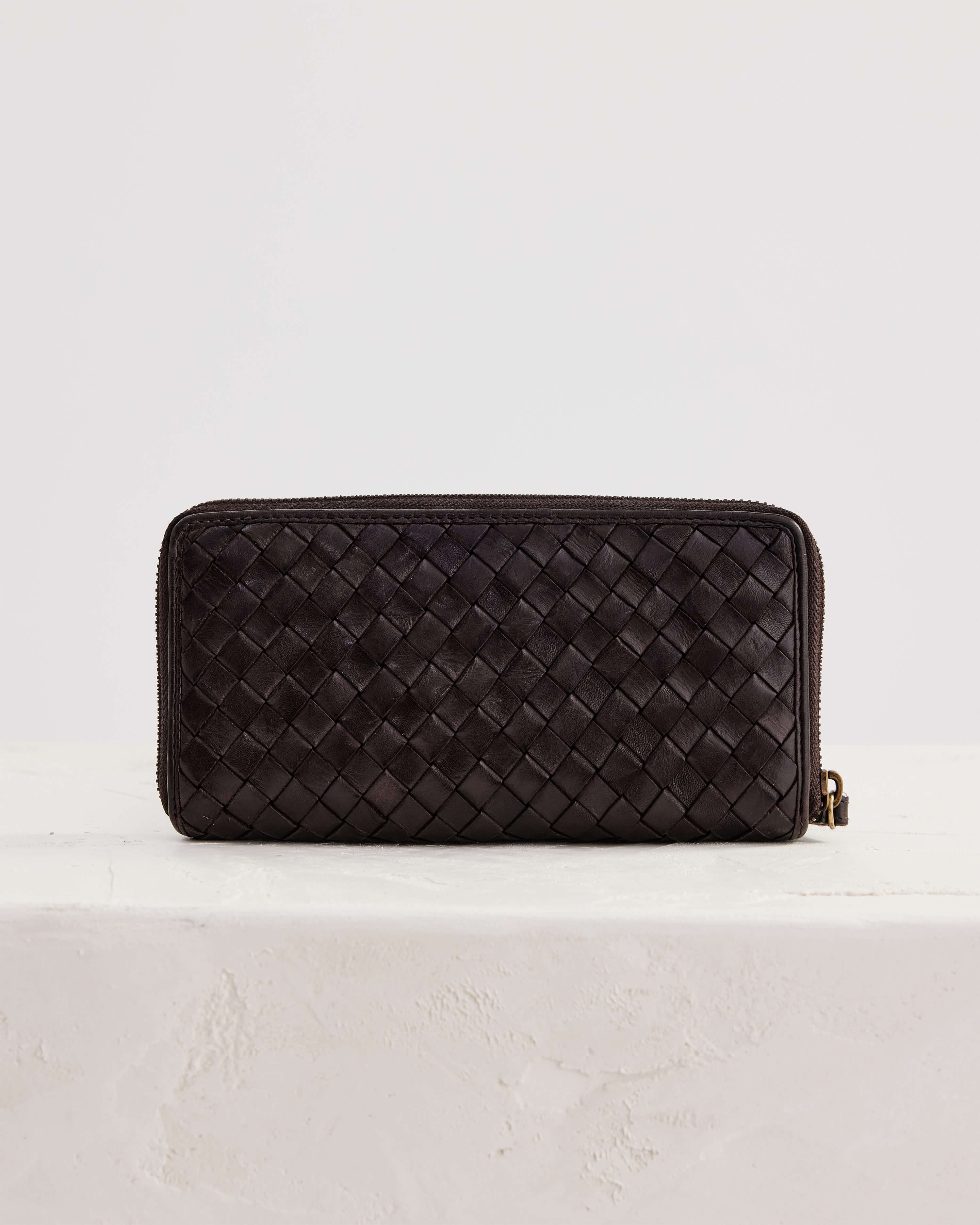 Large Basque Wallet | Chocolate - - Beechworth Emporium
