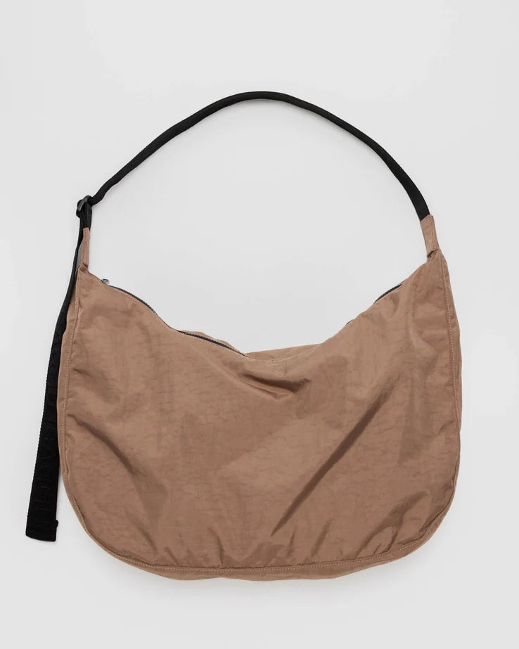 Large Nylon Crescent Bag | Cocoa - BAGGU - Beechworth Emporium