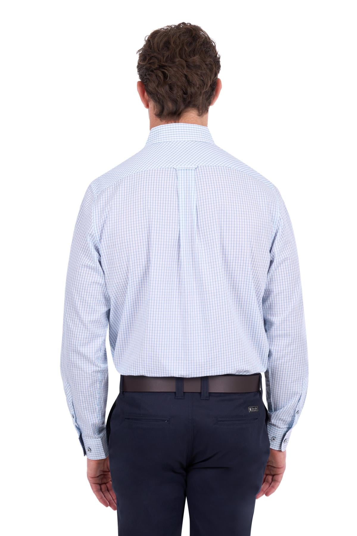 Leo Check 1-Pocket Long Sleeve Shirt
