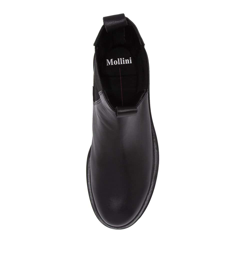 Armadil Black Leather Boots - Mollini - Beechworth Emporium