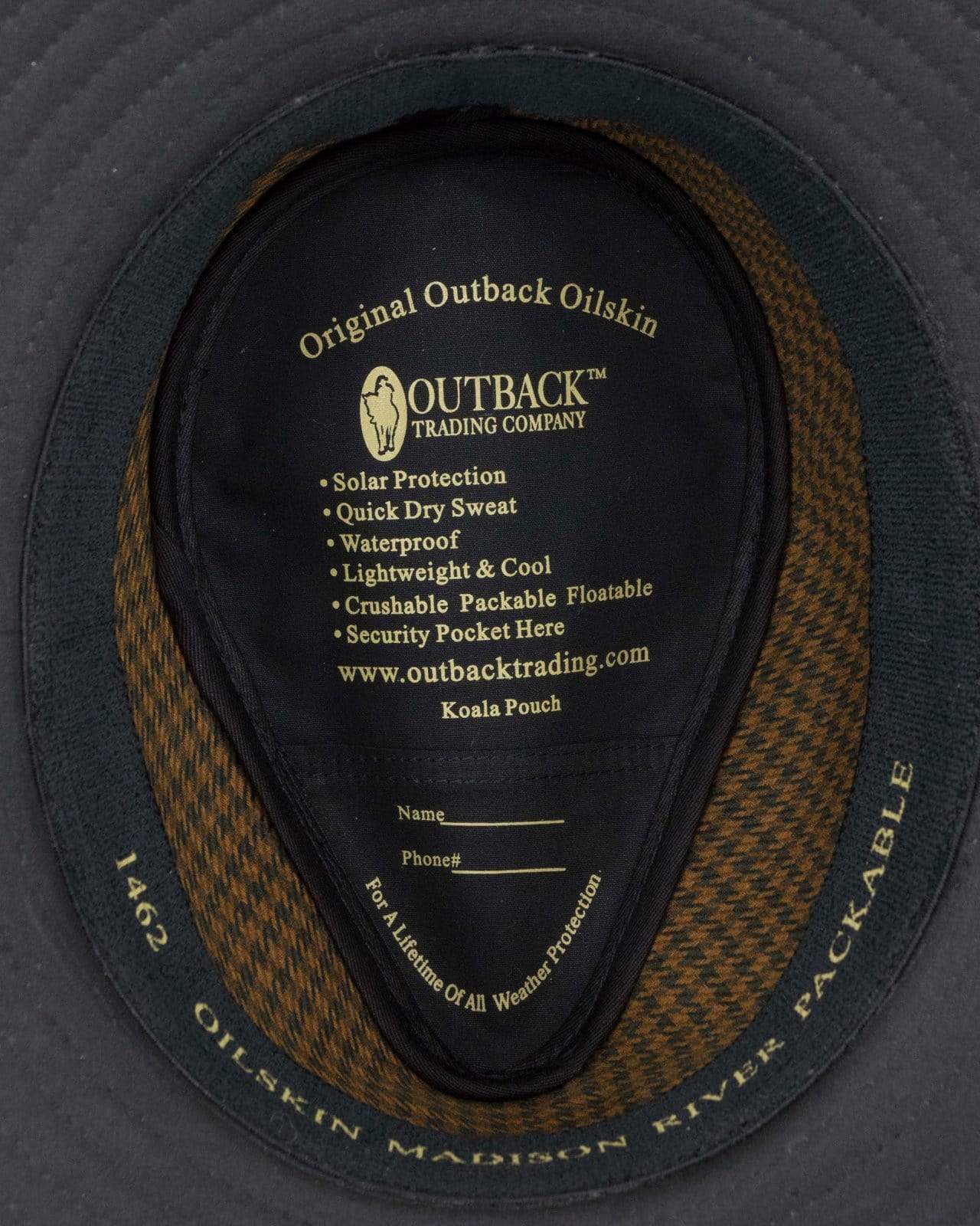 Madison River Oilskin Hat | Brown - - Beechworth Emporium