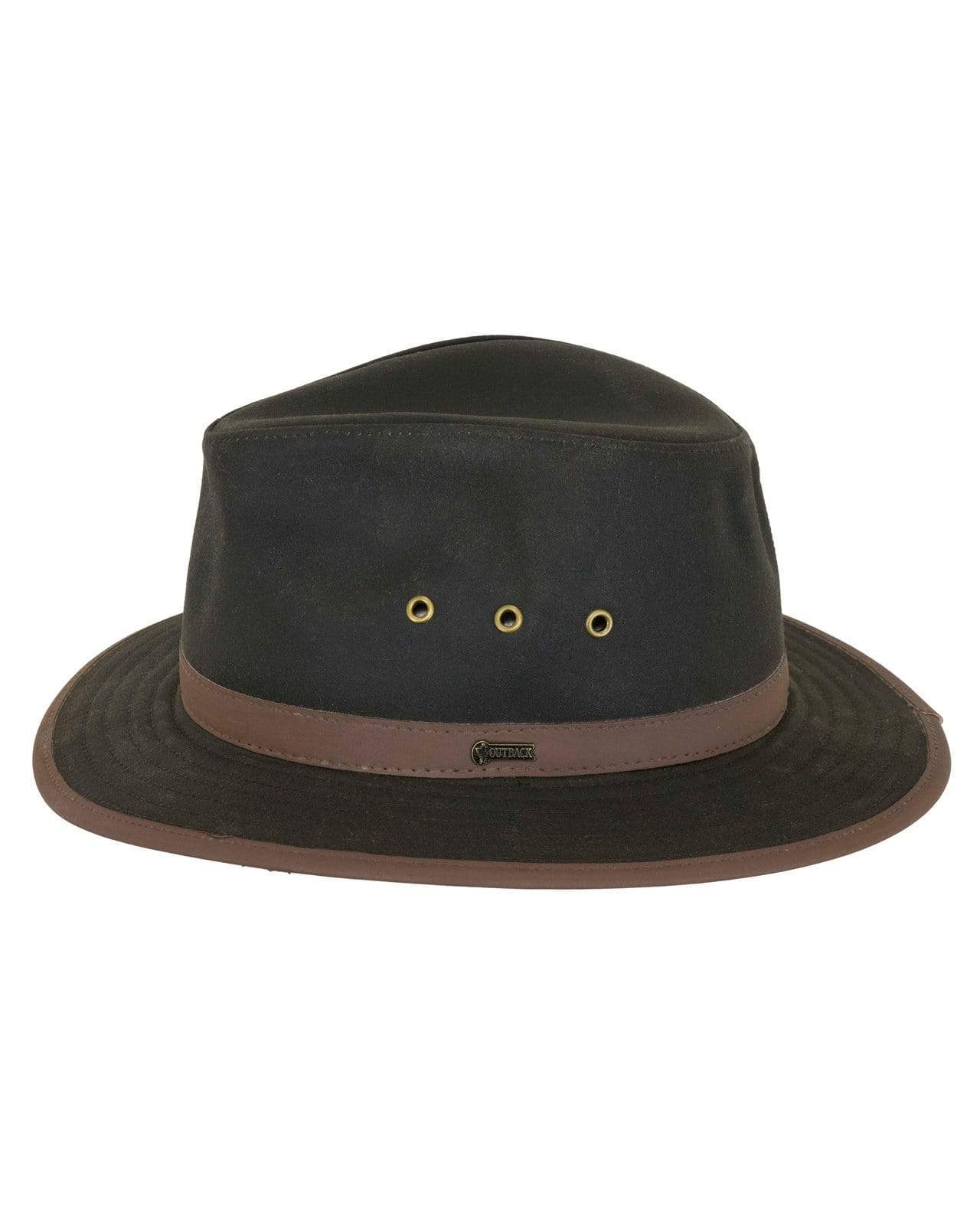Madison River Oilskin Hat | Brown - Outback Trading Company - Beechworth Emporium