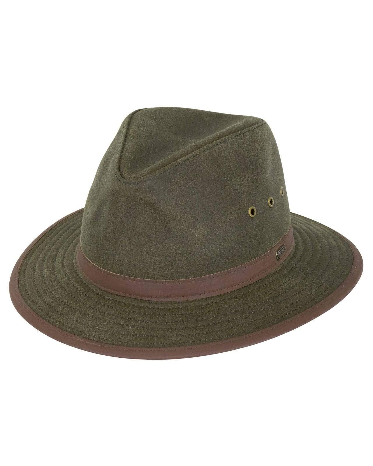 Madison River Oilskin Hat | Sage - - Beechworth Emporium