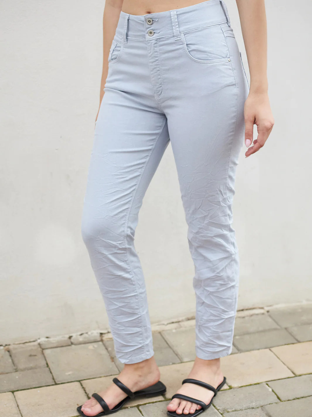 Maxine Pant | Light Blue - Bianco Jeans - Beechworth Emporium